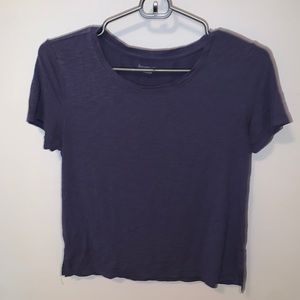 Baby tee blue aerie szM
